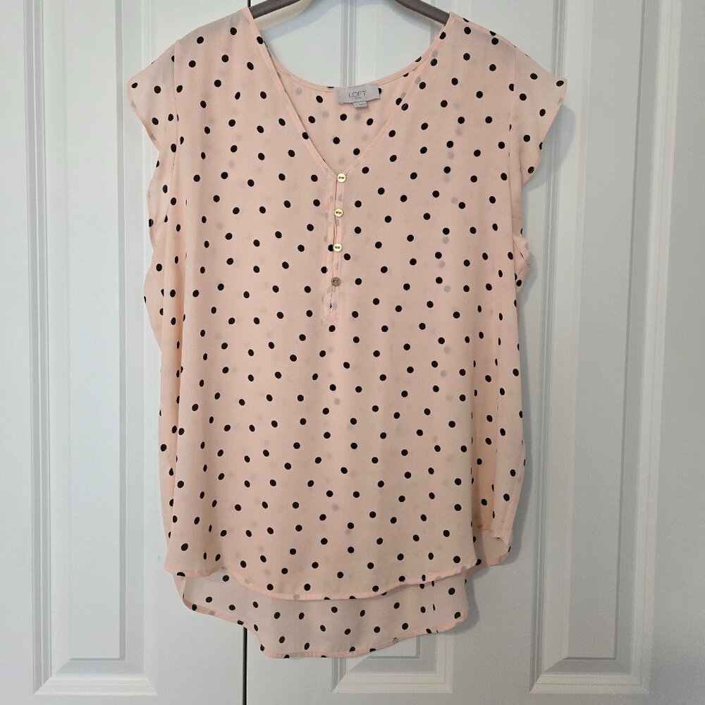 Ann Taylor Loft Outlet Sleeveless Blouse L